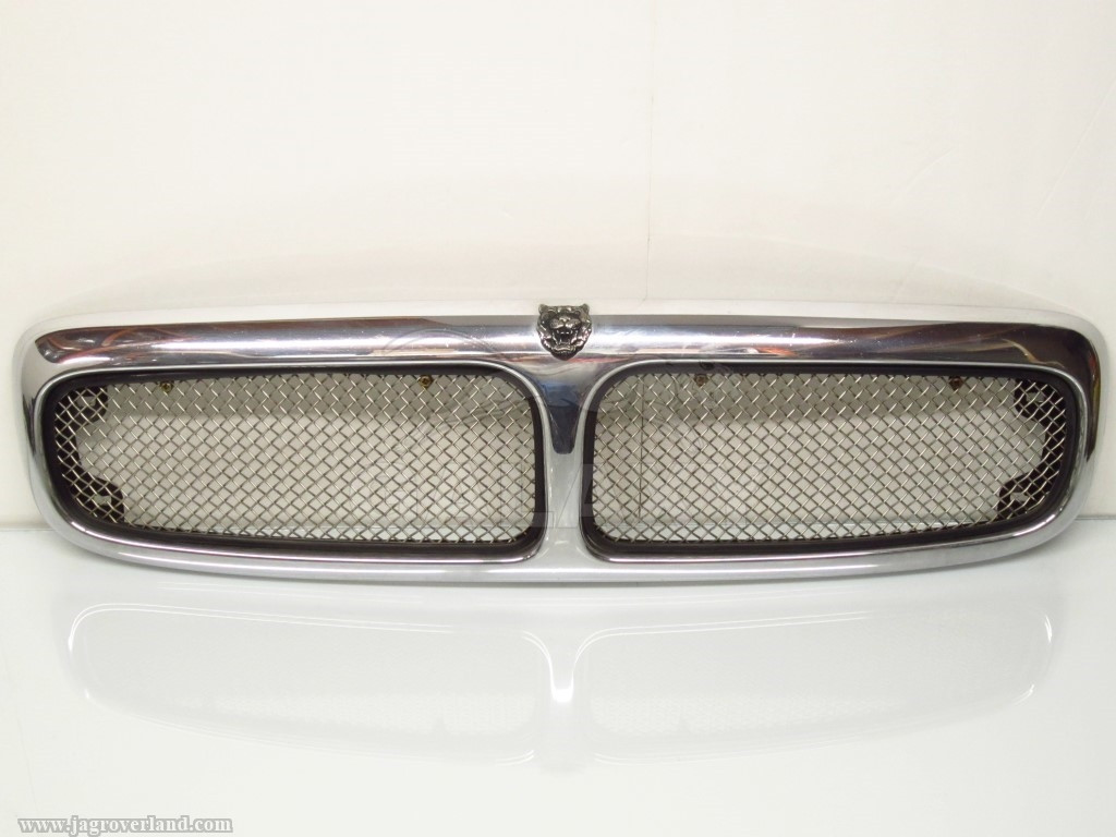 98-03 XJ8 XJR XKR Vanden Plas Grille Chrome Surround w Mesh Type